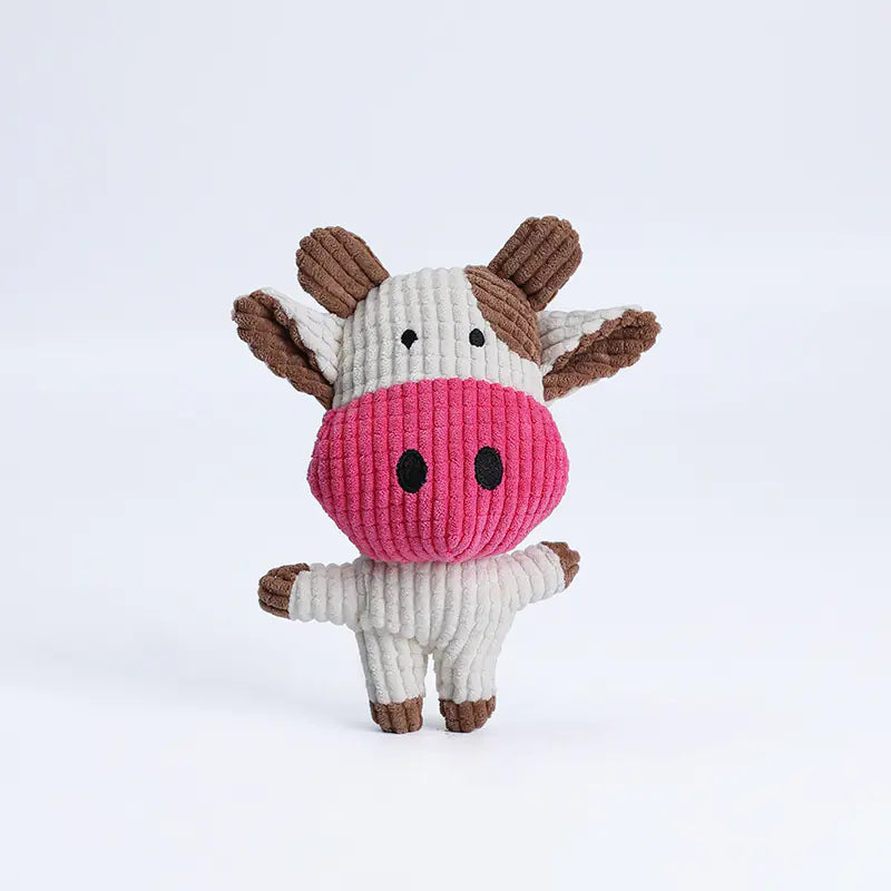 Durable Chew Dog Toys - Cartoon Plush Pet Toys - Safe Play