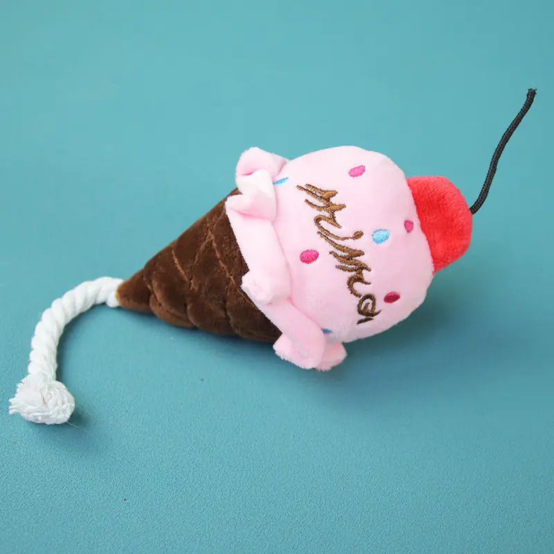 Durable Chew Dog Toys - Cartoon Plush Pet Toys - Safe Play