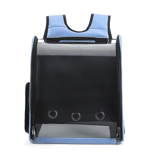 Transparent Foldable Pet Backpack for Cats and Dogs